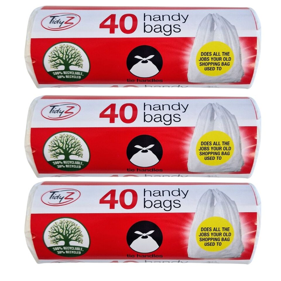 TidyZ Handy Bags Multi Use 40 Assorted Pack