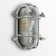 image 1 of ValueLights Silver Outdoor Wall Bulkhead Light with 4W Warm White Bulb
