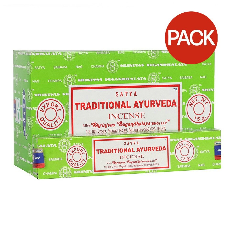 Satya Ayurveda Incense Sticks (Pack of 120) - Multicoloured - One Size