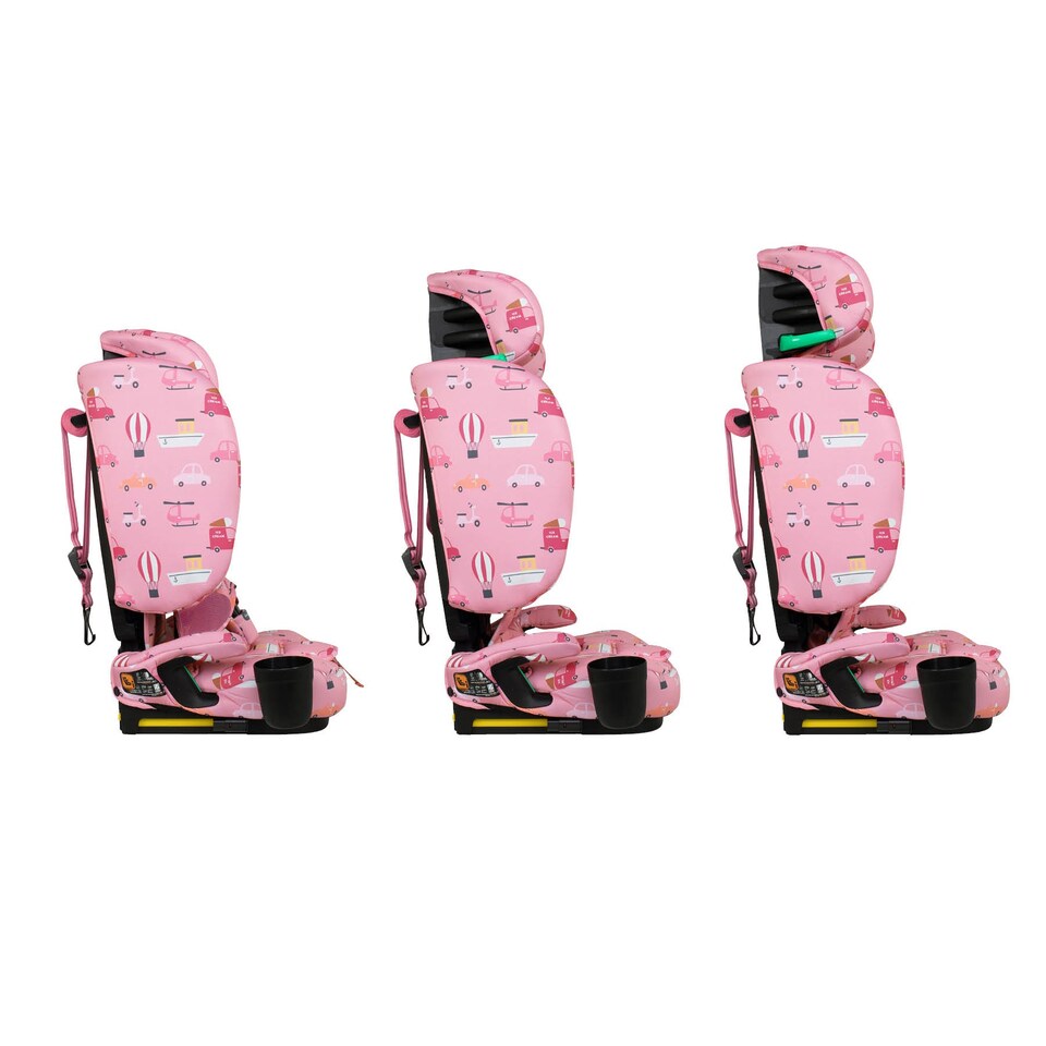 image 1 of Cosatto On The Go iSize Travel Car Seat Lightweight Foldable Booster, Quick Fit, R129 Safety