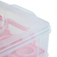 image 2 of Oypla Pink 3 Tier 36 Cupcake Plastic Carrier Holder Storage Container Pink