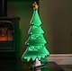 image 5 of 60cm Infinity Standing Christmas Tree on Metal Base with Green LEDs