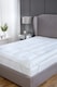 image 1 of Luxury Microfibre Mattress Topper 10 Cm Deep (White) | White | King | 1
