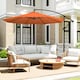 image 7 of Outsunny 3 m Cantilever Parasol, Offset Outdoor Umbrella with Crank Handle