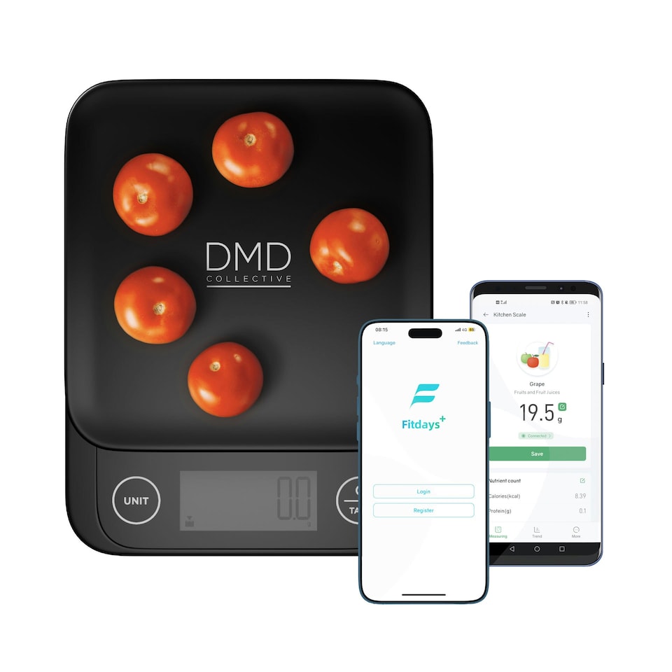 image 1 of DMD Smart Kitchen Scale with Nutritional Calculator, 24 Nutrients Tracking, Calorie Counting