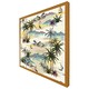 image 4 of Palm & sailboats (Picture Frame) Brown | S