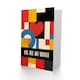 image 2 of You Are My World Mondrian Design Anniversary Valentines Her Wife Card