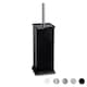 image 1 of Harbour Housewares Square Toilet Brush - Black Black