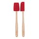 image 2 of Tala Silicone Headed Spatulas (Set of 2) - Red/Beige - 20 x 9 x 1cm