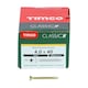 image 3 of Timco - Classic Multi-Purpose Screws - PZ - Double Countersunk - Yellow (Size 4.0 x 40 - 200 Pieces)