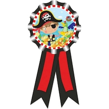 Amscan Pirate Award Ribbon - Multicoloured - One Size