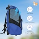 image 6 of PawHut Pet Travel Backpack Bag Cat Puppy Dog Carrier w/ Trolley and Telescopic
