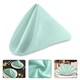 image 9 of 1pc Polyester Table Napkins, Wrinkle-Resistant Cloth Napkin - 20 Inch