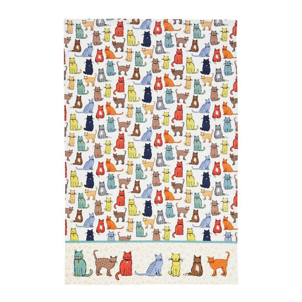 image 1 of Ulster Weavers Catwalk Tea Towel - Cotton Multi