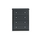 image 4 of Clean Anthracite 4 Drawer Chest