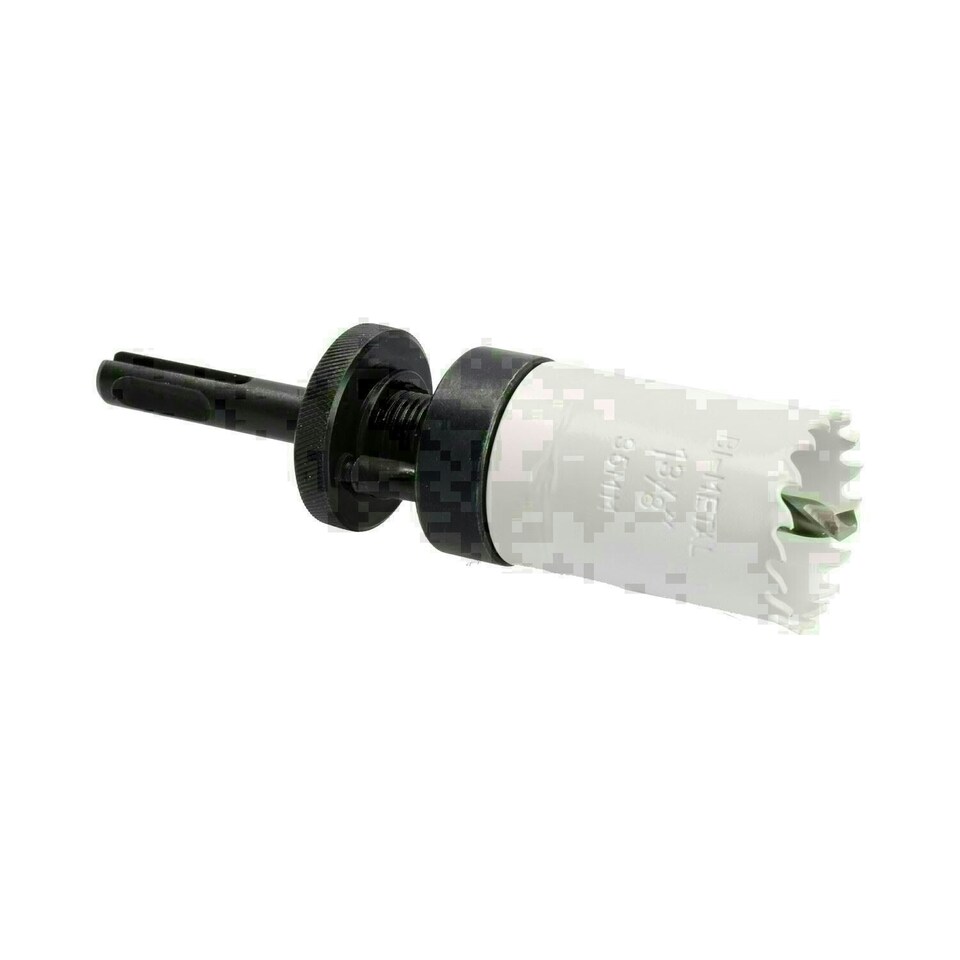 image 1 of Metric 35mm HSS Hole Saw Holesaw Bi-Metal Cutter with SDS Plus Arbor Adaptor