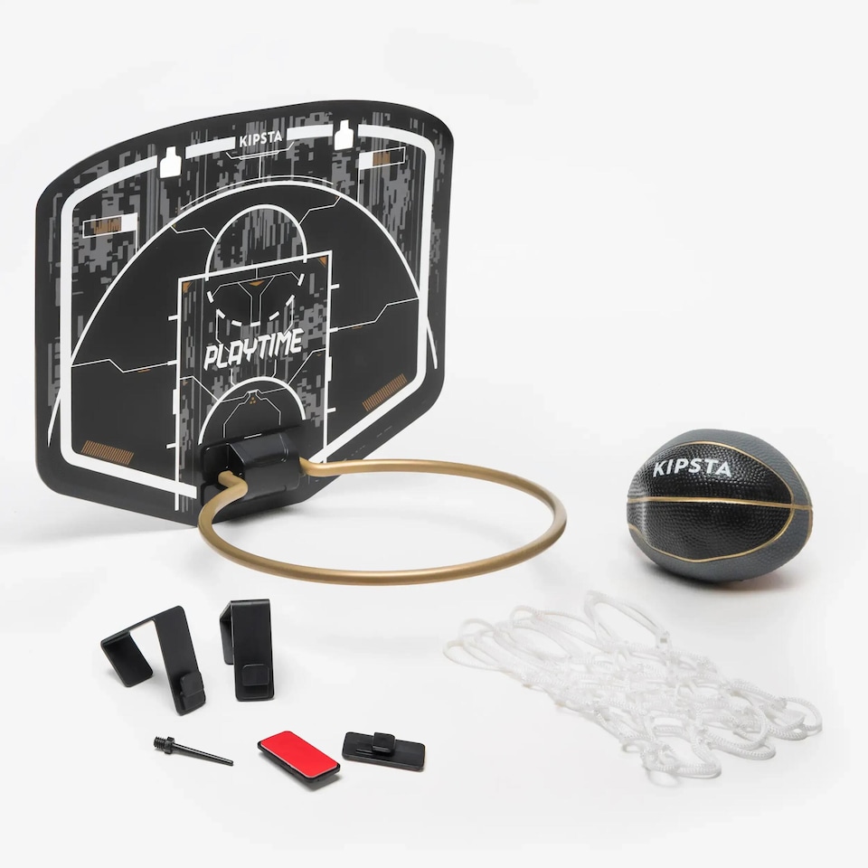 image 1 of Decathlon Mini Basketball Hoop SK100 - Black/Gold