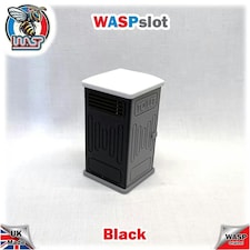 Portable Toilet Black Slot Car Track Scenery x 1 1:32 Scale Wasp P