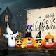 image 8 of Outsunny 8 FT Blow Up Halloween Inflatables Pumpkin Ghost and Cat Combo