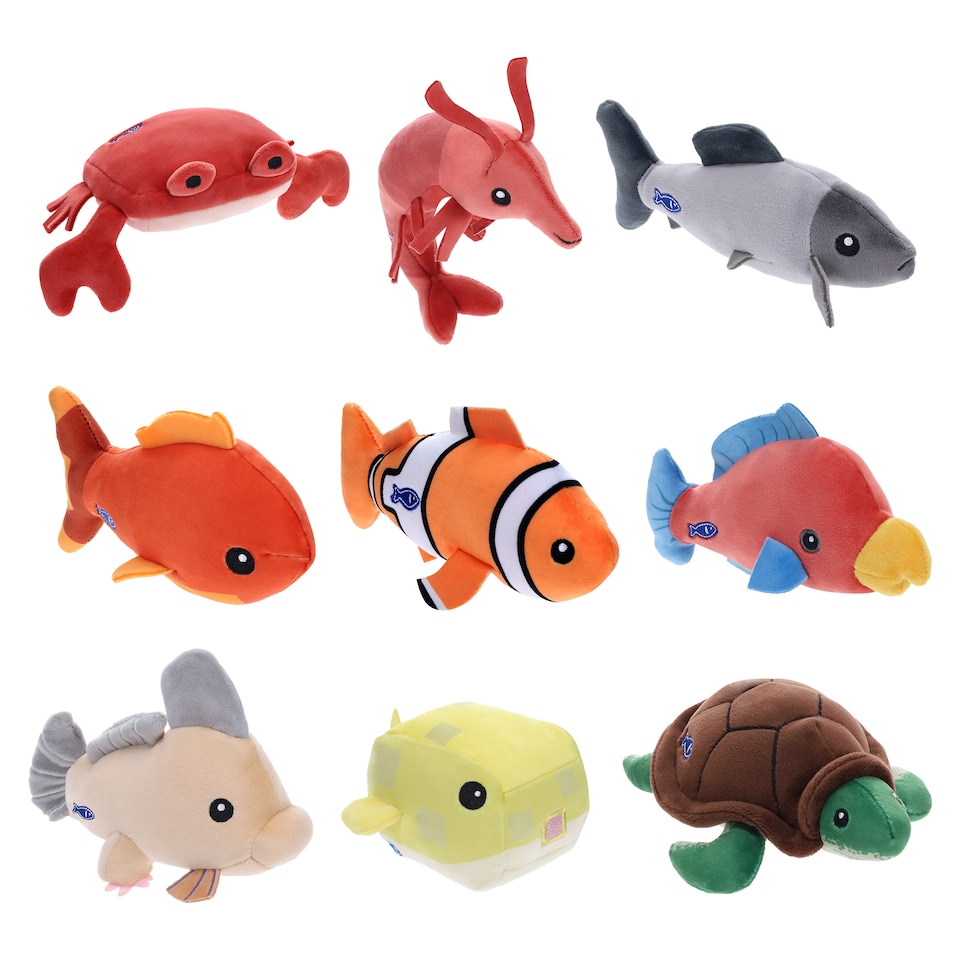image 1 of Fisch 4" Collectable Plush Assortment
