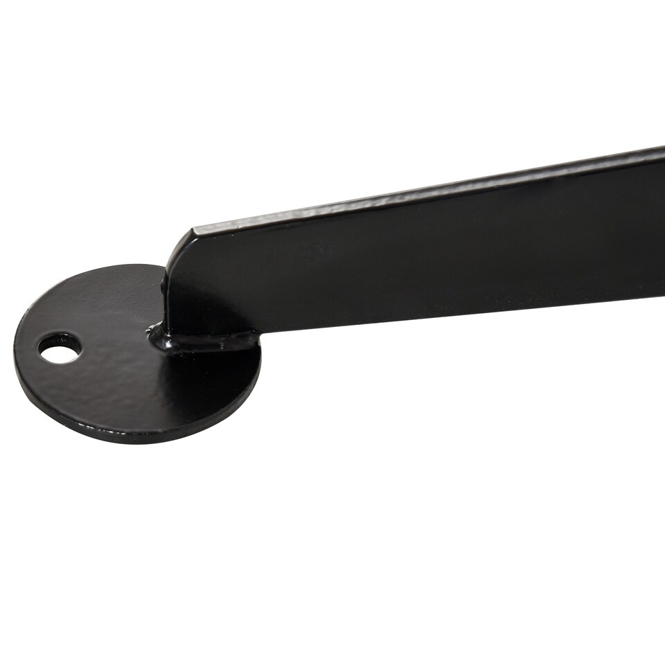 image 1 of Outsunny Hanging Hammock Stand Hammock Chair Stand C Stand Steel Heavy Duty Stand for Hanging Hammock Air Porch Swing Chair Indoor Outdoor (Only Construction) | Black | Black