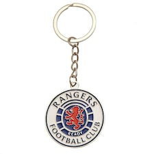 Rangers FC Ready Crest Keyring - Blue/White/Red - One Size