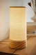 image 3 of ValueLights Elsa Natural Bamboo Fabric Wooden Table Lamp & Bulb | Brown