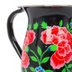 image 5 of BillyCan Hand-Painted Picnic Water Jug with 400ml Cups - 1.7L - Carbon Peony