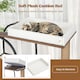 image 8 of COSTWAY 118 cm Cat Tree Tower Cat Condo Activity Center