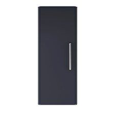 Balterley Contemporary Bathroom Wall Hung Single Soft Close Door Tall Storage Unit with 2 Shelves, Indigo Blue, 1200 x 350 x 250mm