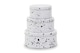image 1 of Interiors by Premier Set Of 3 Cake Storage Tins, Stylish Nesting Tins With Colourful Speckle Design And Lids, Ideal For Storing