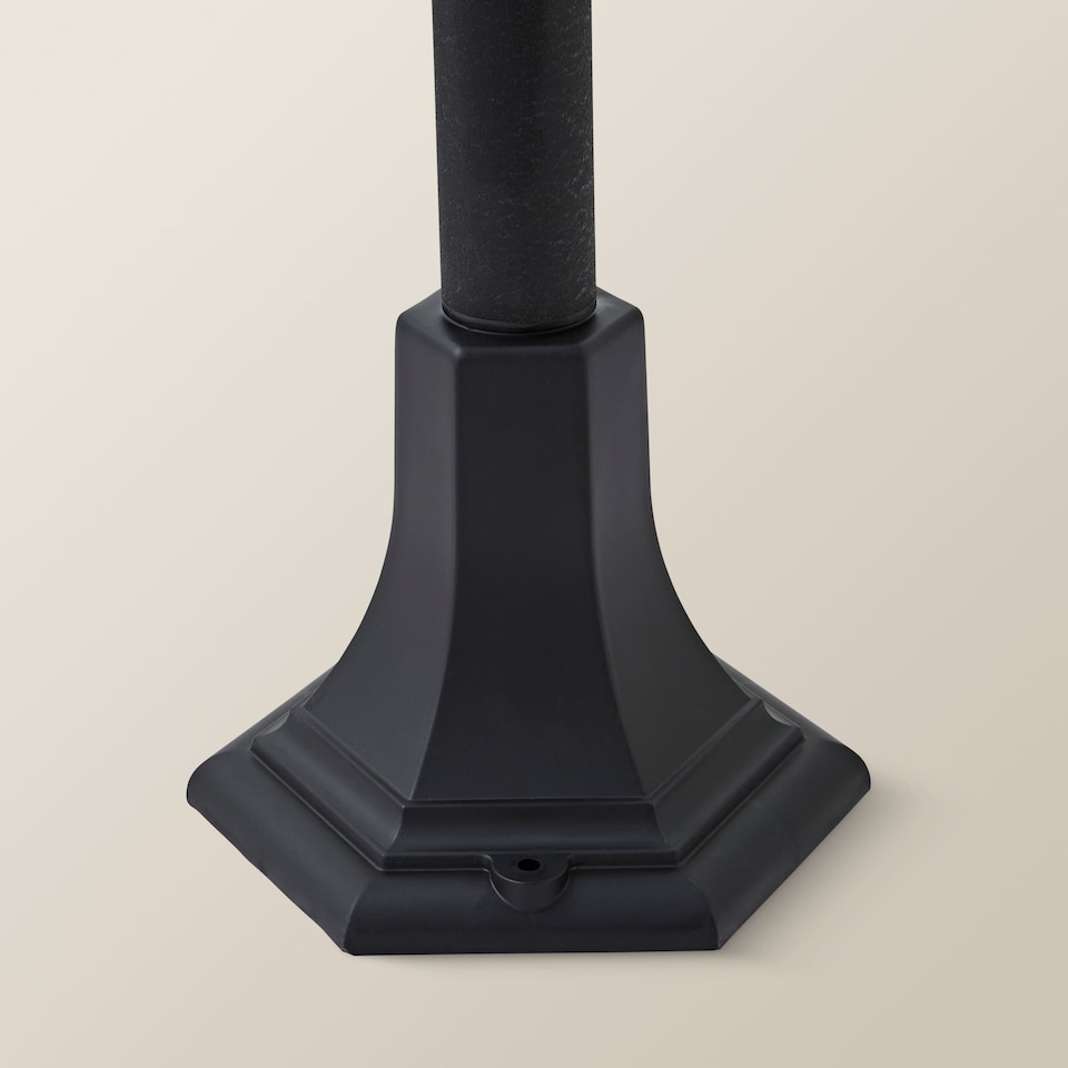 image 1 of ValueLights Mayfair Black Outdoor Bollard Light | Black