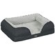 image 1 of PawHut Dog Bed Calming Pet Bed Dog Mattress for Small Dogs - Charcoal Grey