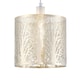 image 2 of Unique and Beautiful Brushed Gold Metal Forest Design Ceiling Pendant Shade | Gold | Gold | 1