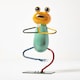 image 1 of Homescapes Metal ‘Half Tree’ Yoga Frog - 29 cm Tall
