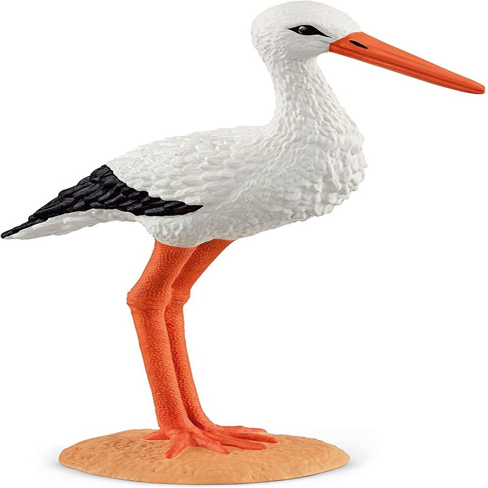 image 1 of Schleich 13936 Farm World Stork Figure