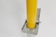 image 3 of The Ramp People Stainless Steel Retractable Telescopic Bollard for Driveways & Car Parks - Yellow - 4 Keys