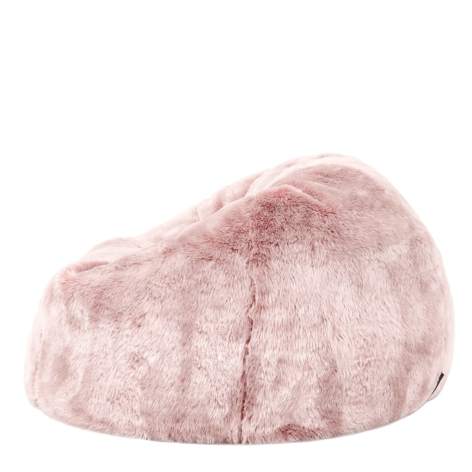 image 1 of Kids Classic Faux Fur Bean Bag Chair Light Pink Bean Bags for Children | Pink | Light Pink | 1