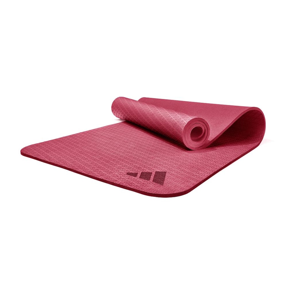 image 1 of Adidas 10mm Yoga Mat, 183 x 61 cm — 50% Recycled, Red | Multi | Red | 183 cm x 61 cm