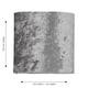 image 5 of Grey Crushed Velvet 15.5cm Table Lamp Shade | Grey | Small | 1