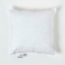 Homescapes Luxury Duck Feather Cushion Pad Insert Inner 45 x 45 cm (18 x 18") White
