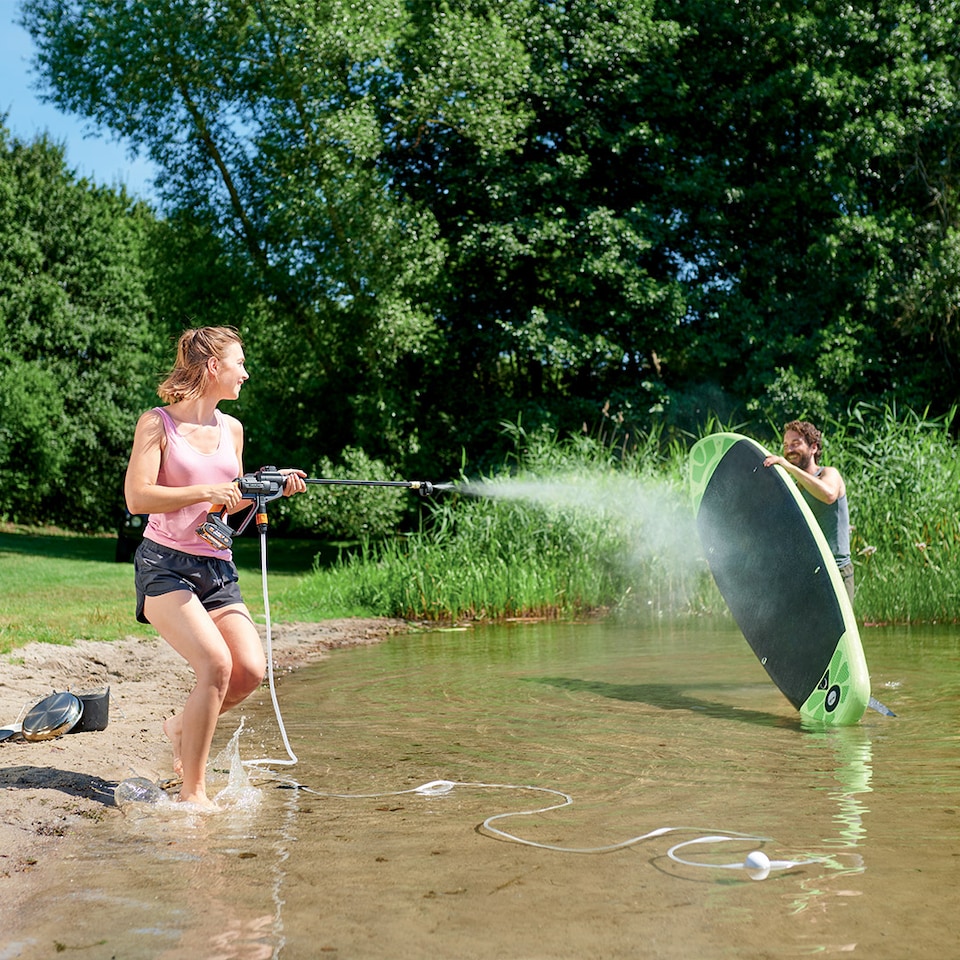 image 1 of WORX 20V Hydroshot Cordless Pressure Cleaner with Kit WG620E.5