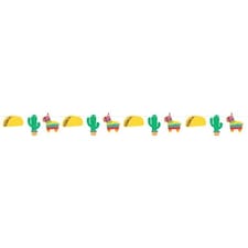 Fiesta Fun Cardboard Banner With Twine 240cm