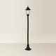 image 4 of ValueLights Mayfair Black Outdoor Bollard Light | Black
