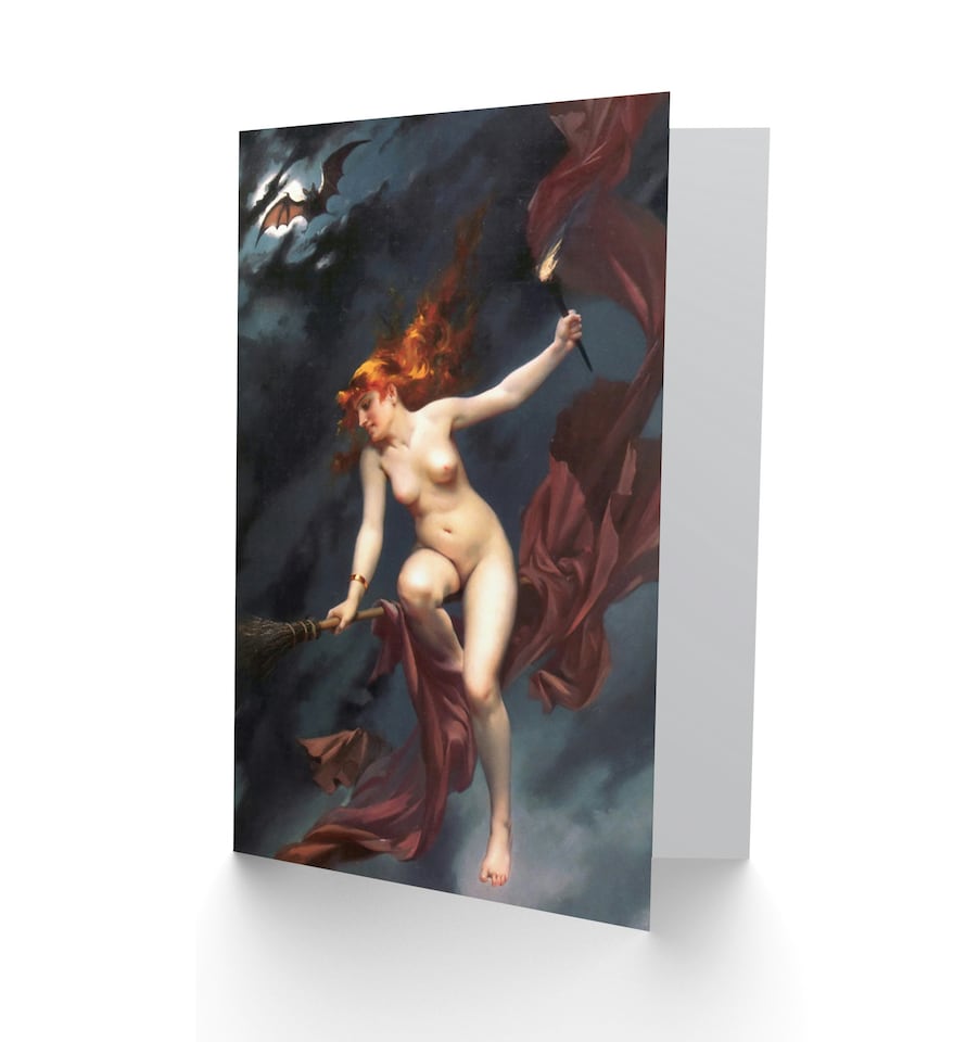 image 1 of Falero Witches Sabbath Fantasy Blank Art Card