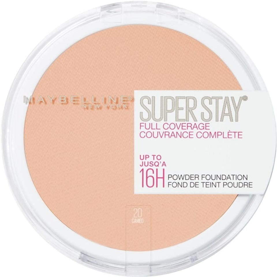 image 1 of Maybelline Superstay Full Coverage 16HR Powder Foundation 20 Cameo N/A