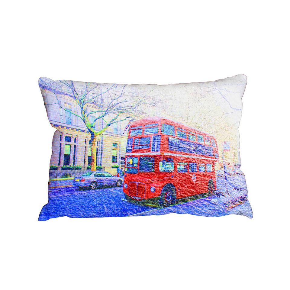 Cushions - london bus red (Cushion) | Multi