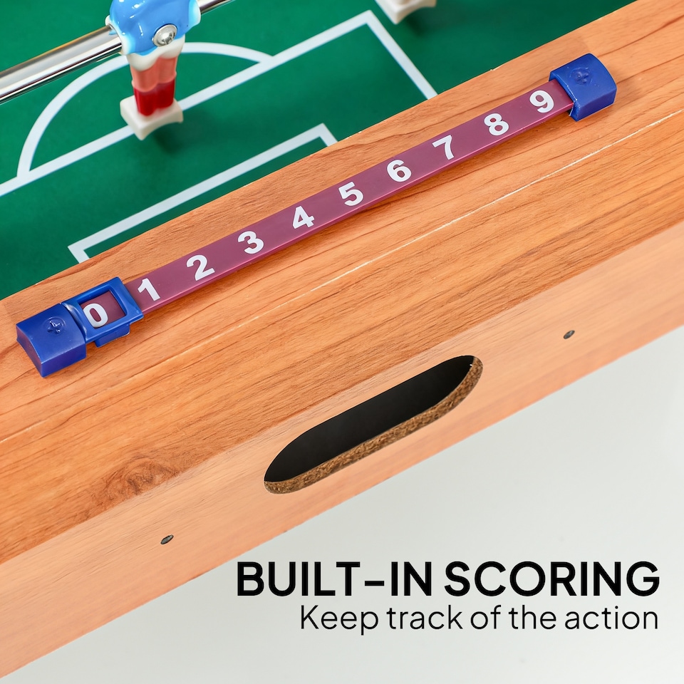 image 1 of SPORTNOW 20 in Table-top Foosball Table for Kids, Table Football Game