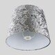 image 1 of ValueLights Modern Tapered Table Floor Lamp Light Shade With Silver Grey Velvet Finish