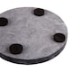 image 5 of Argon Tableware 12pc Marble Placemats & Round Coasters Set - Black | Black | Black